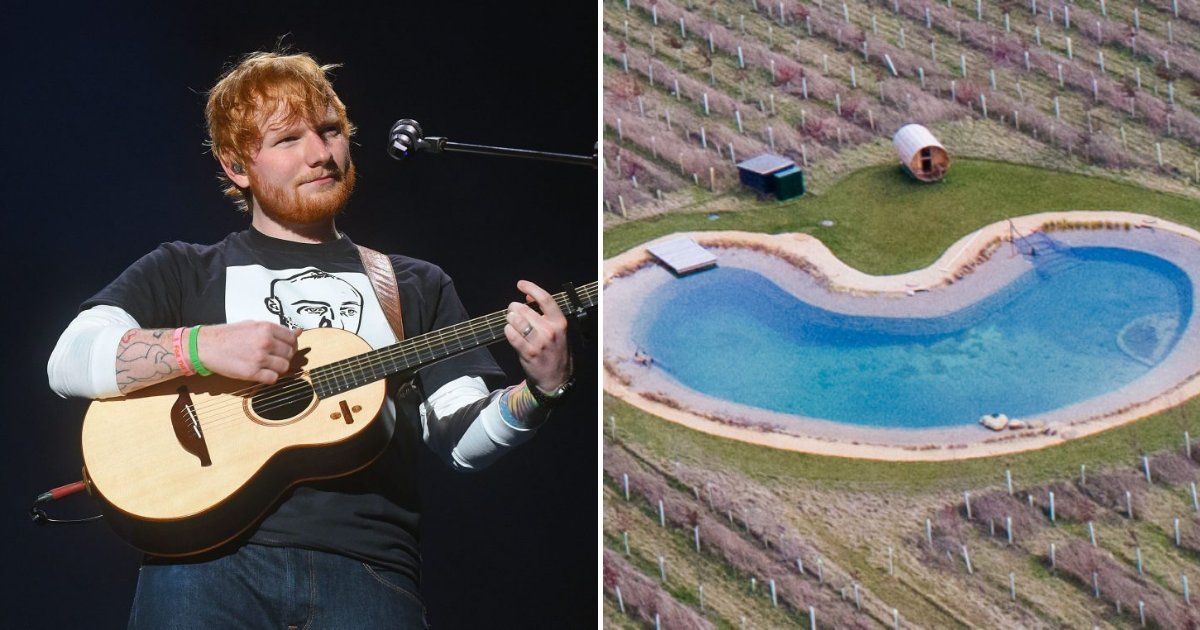 untitled design 44.png?resize=412,232 - Ed Sheeran's Neighbors Angry At The Singer For Building Huge Pool Claiming It Was A Wildlife Pond