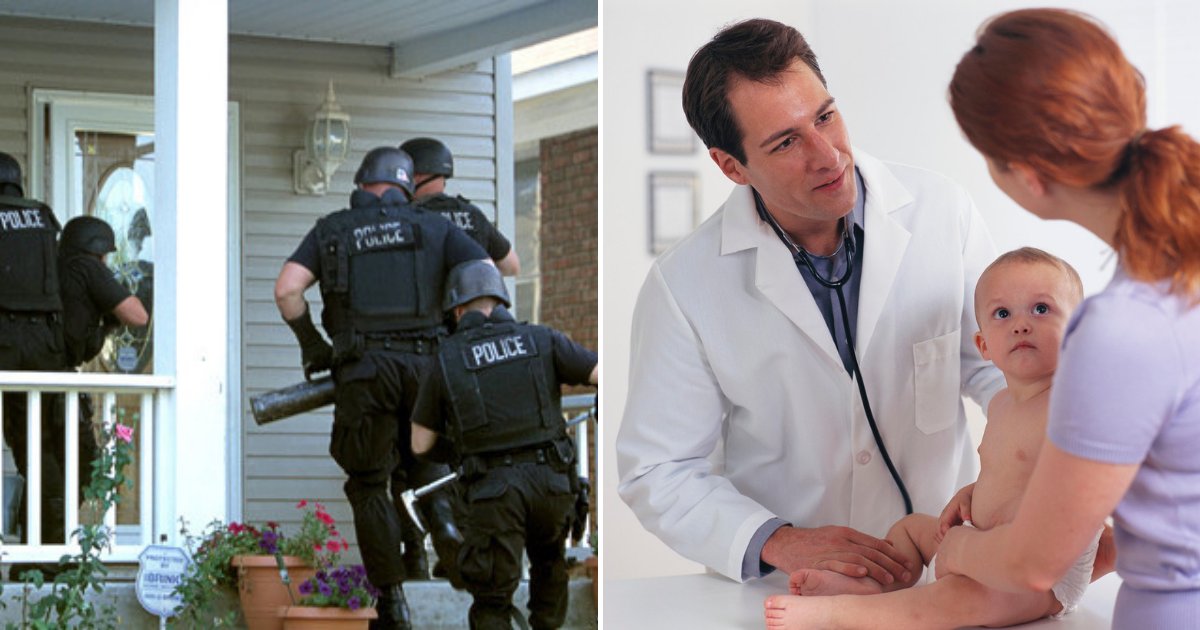 untitled design 48 1.png?resize=412,275 - Officers Raid Family Home After Doctor Reports Parents With Unvaccinated Toddler To The Authorities