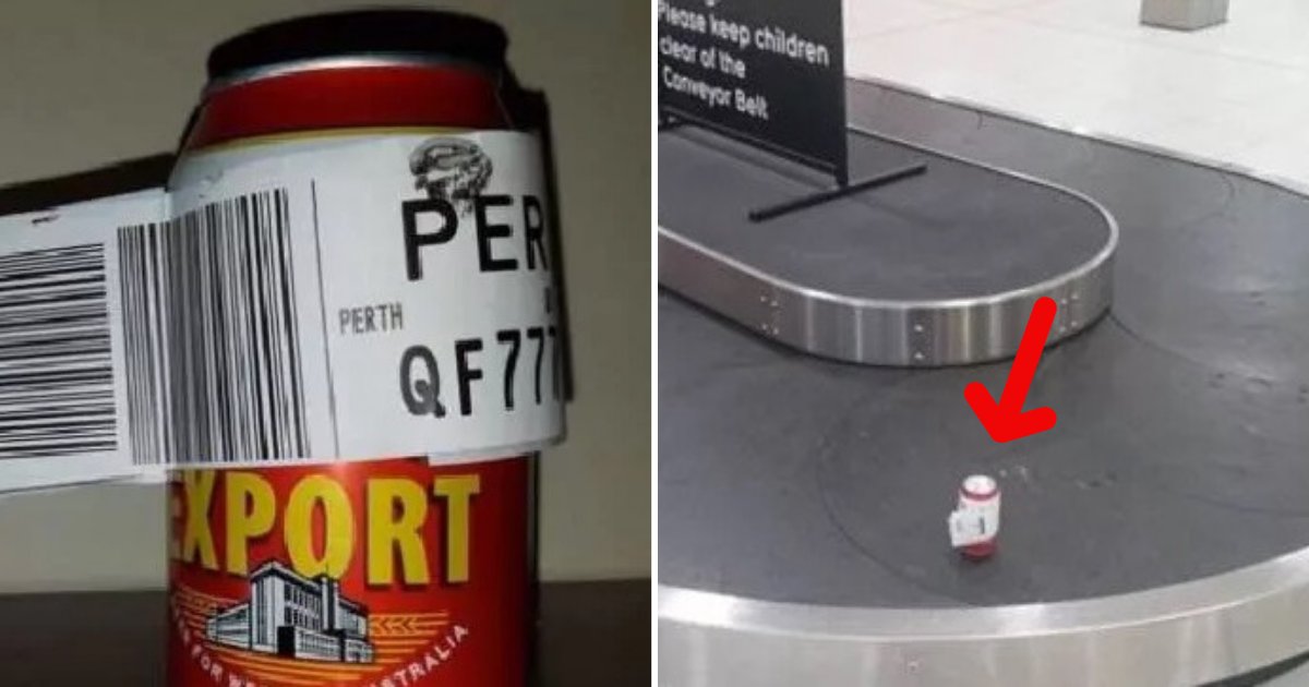 untitled design 67.png?resize=412,232 - Un homme enregistre une canette de bière en tant que bagage après que la compagnie aérienne lui ait refusé de la prendre en cabine