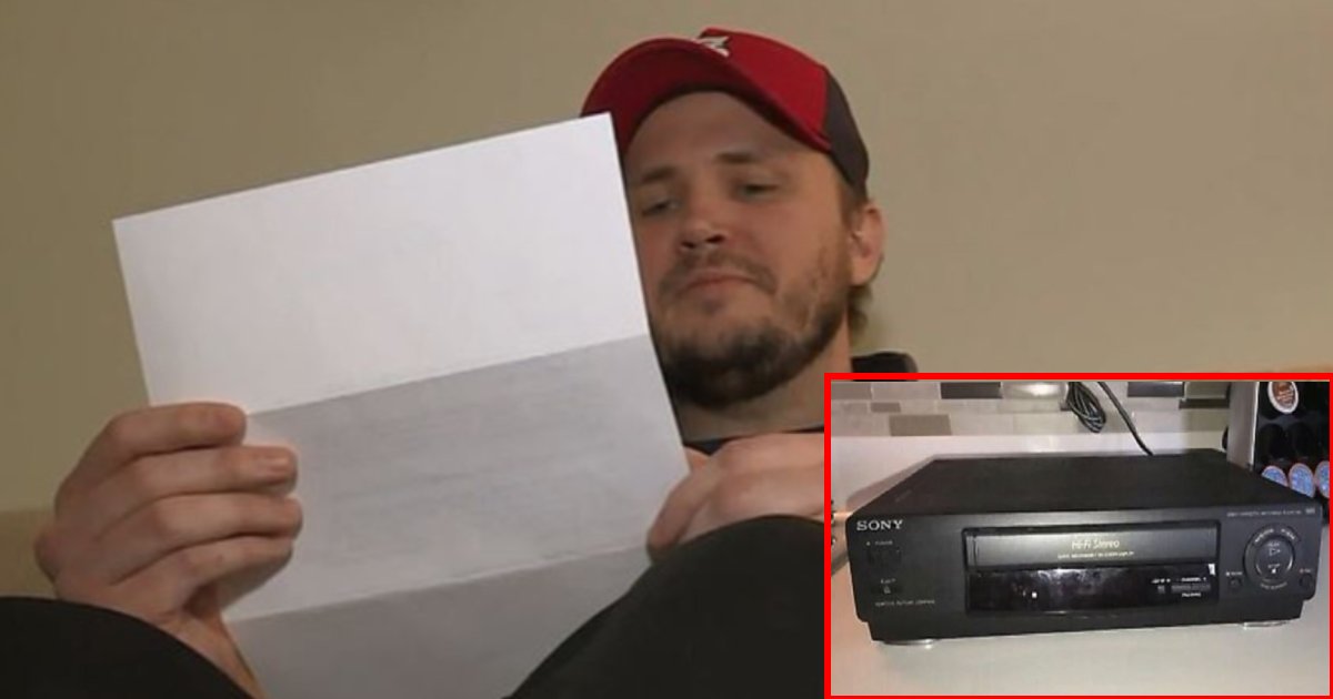 video player letter.png?resize=412,275 - Man Sold VHS Player Online, Later Received A Touching Letter From The 86-Year-Old Buyer