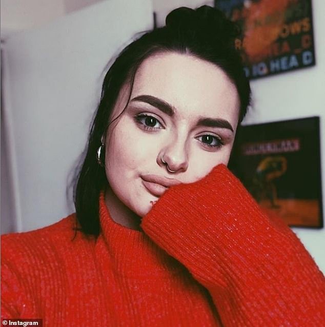 Hannah Pontillo, 22, from Hove, East Sussex (above) was left heartbroken after her son Dexy died three weeks before his due date. She has teamed up with company Thortful to release a range of Mother