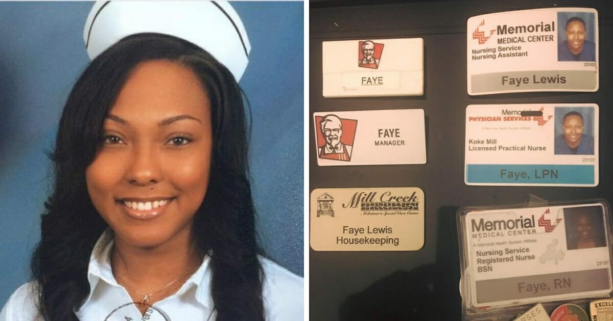 a 2.jpg?resize=412,232 - The Inspiring Story Behind Single Mom's Photo Of All Her Work Badges