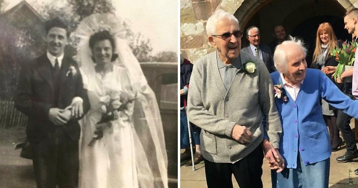 a 20.jpg?resize=1200,630 - Un couple de personnes âgées est retourné à l'église où il se sont mariés il y a 75 ans pour renouveler leurs voeux