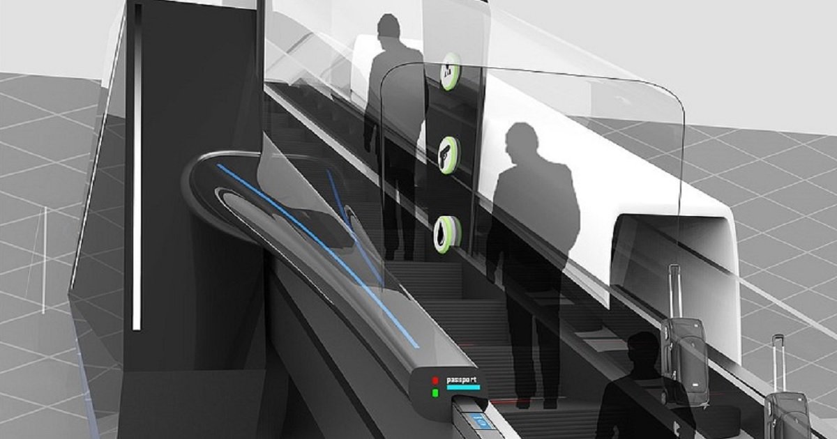 a3 16.jpg?resize=412,275 - Futuristic Escalator Will Allow Passengers To Breeze Through All Airport Check-Ins