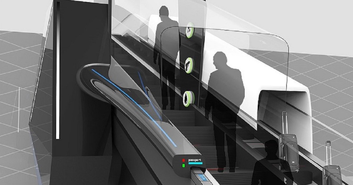 a3 16.jpg?resize=412,232 - Futuristic Escalator Will Allow Passengers To Breeze Through All Airport Check-Ins
