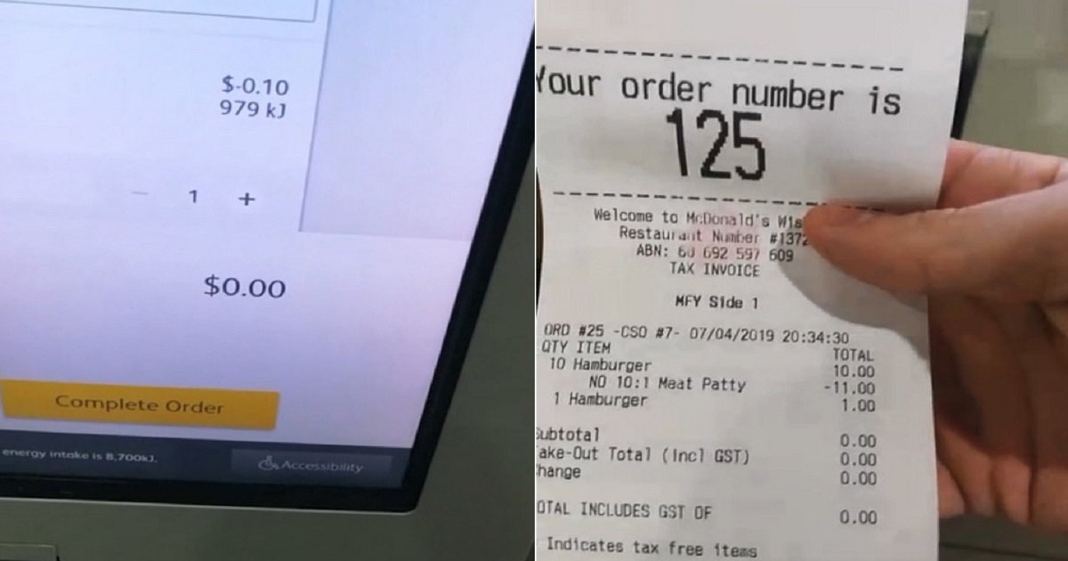 b3 3.jpg?resize=412,275 - Friends Got Free McDonald's Burgers By Tricking The Self-Serve Computer