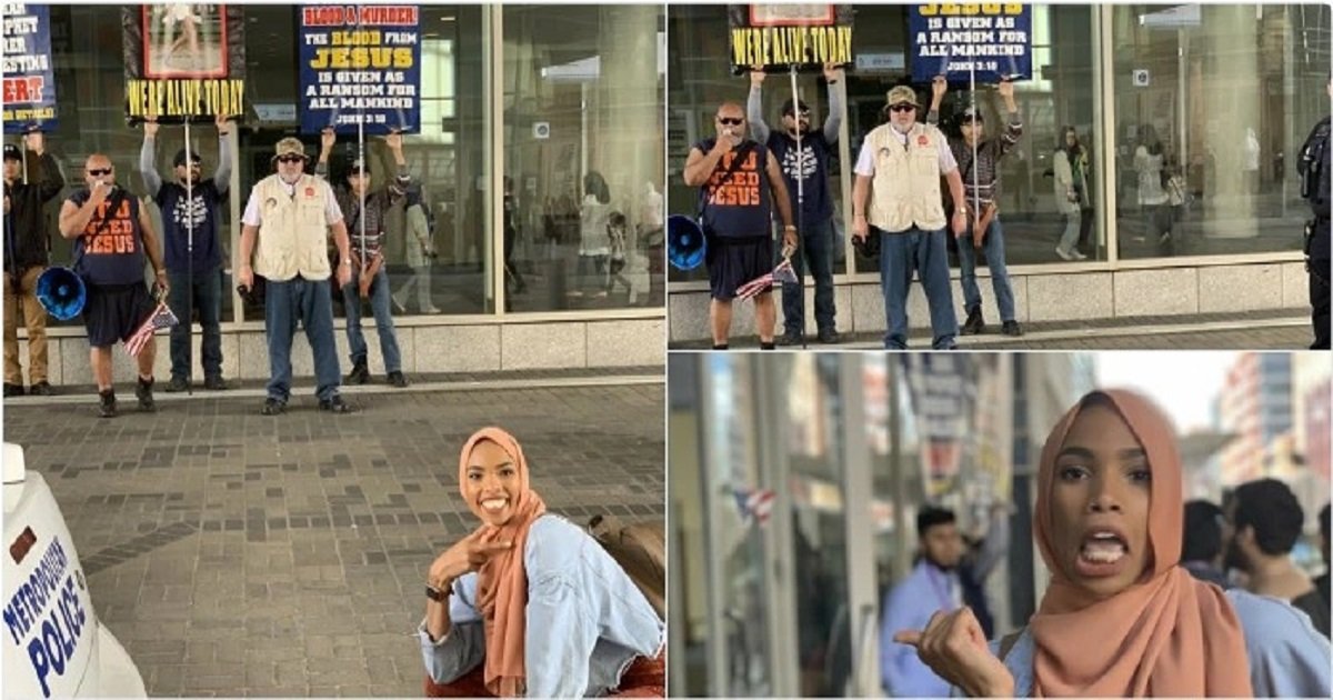 b4 1.jpg?resize=1200,630 - Une femme musulmane a eu une belle réponse aux manifestants anti-musulmans