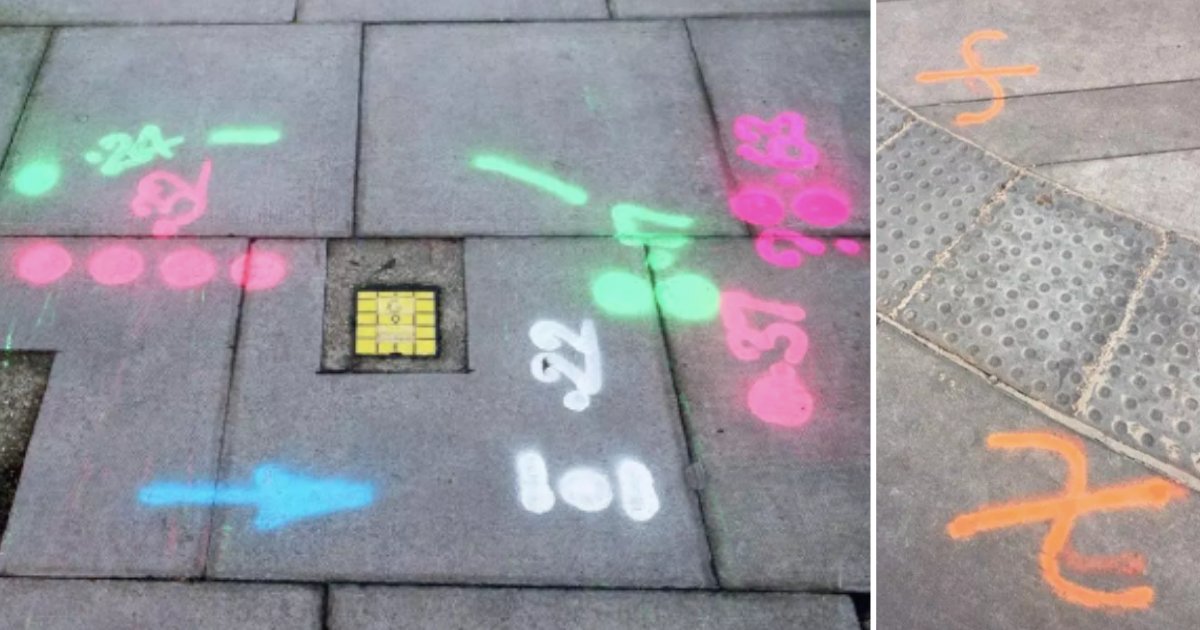d2 12.png?resize=412,275 - The Mysterious Pavement Paintings are Being Questioned as to What They Could Represent – Many are Claiming Them to be Burglar's Code