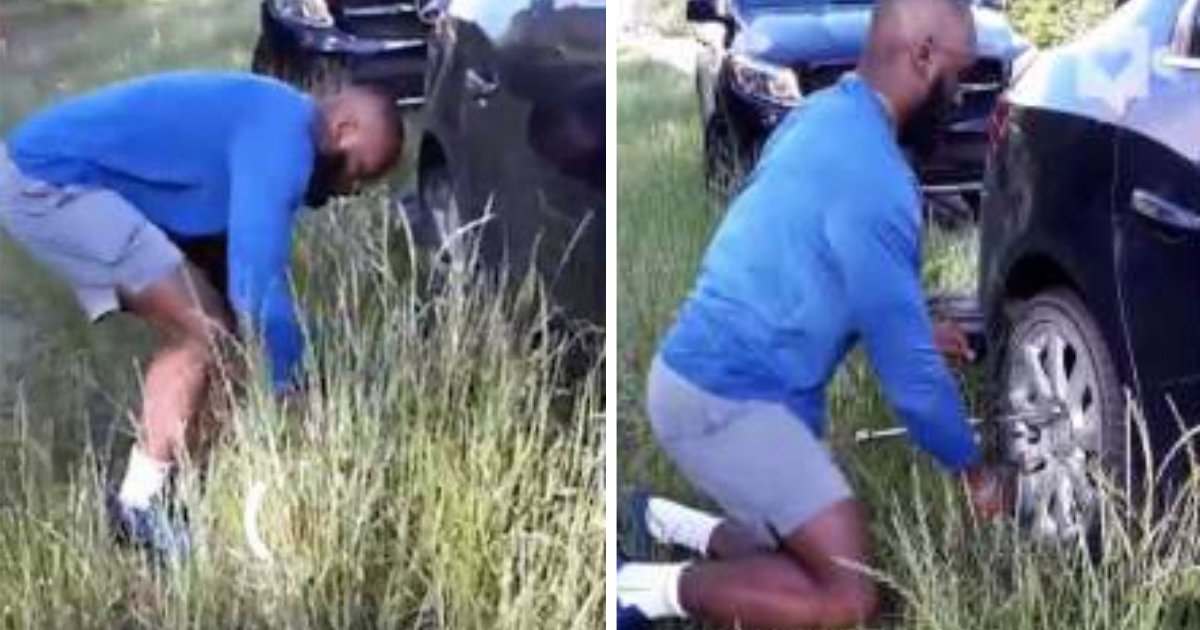 d5 12.png?resize=412,275 - NFL Player Rescues Old Teacher With a Flat Car Tire
