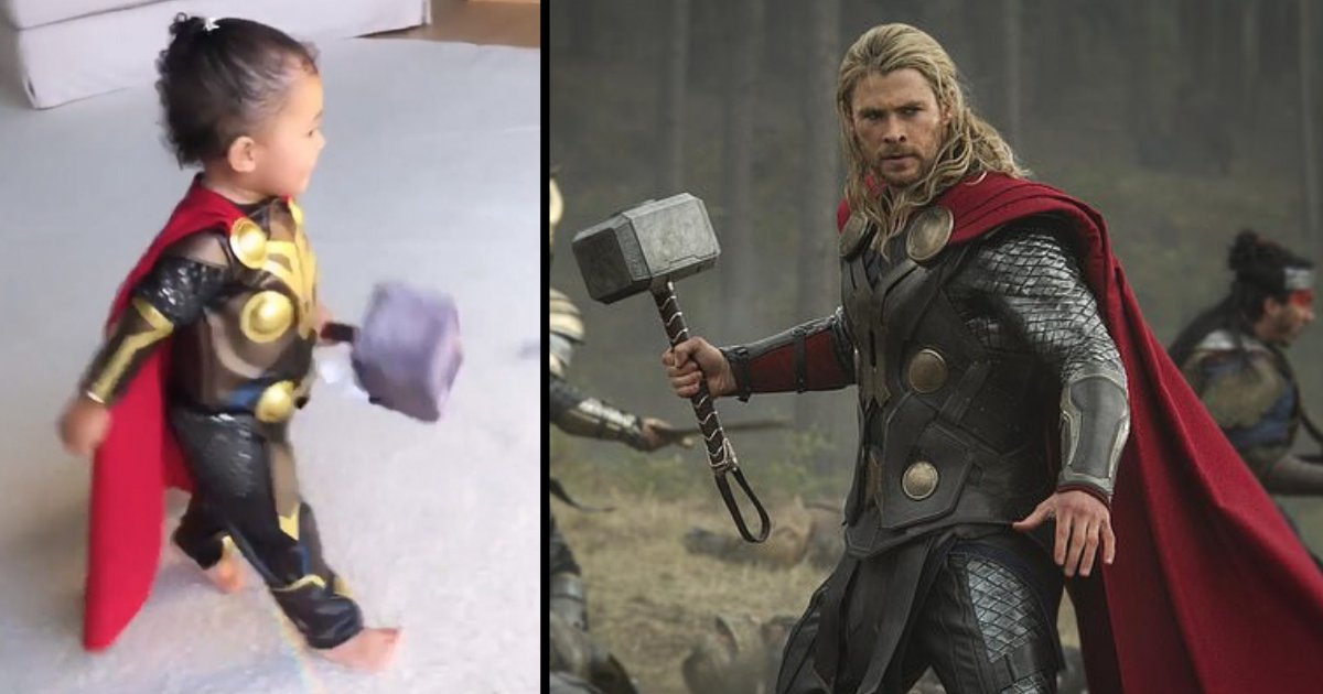 d5 15.png?resize=1200,630 - Kylie Jenner Shares an Adorable Video of Stormi Dressed as Tiny Thor After Throwing Her Boyfriend an Avenger Theme Party