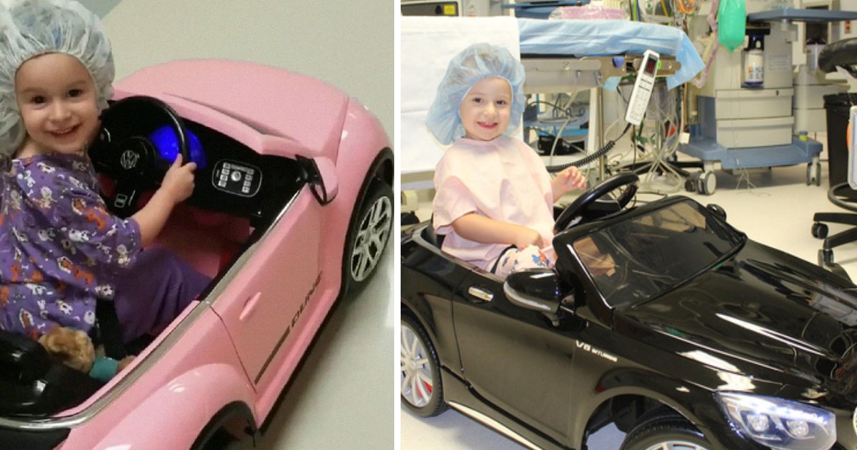 featured image 41.png?resize=1200,630 - Cet hôpital offre aux enfants des voitures miniatures pour se rendre en salle d'opération