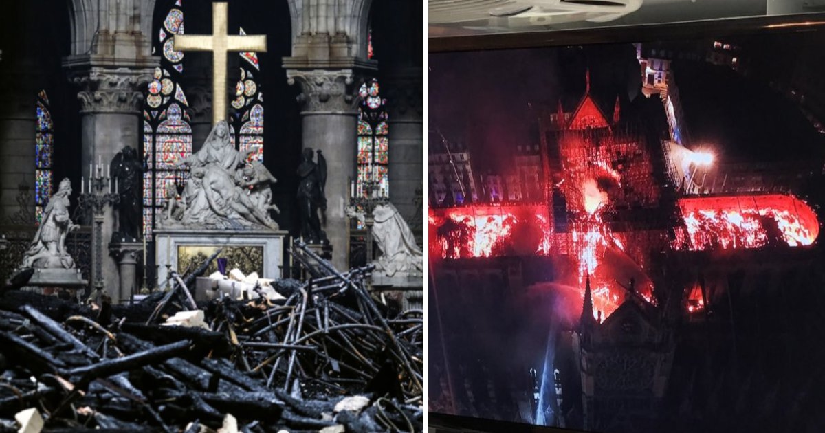 featured image 42.png?resize=412,232 - Photos Showing Damages Inside Notre Dame Cathedral Released