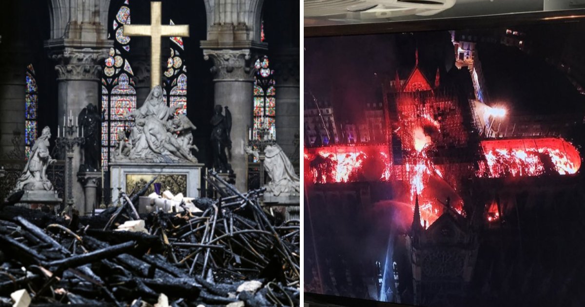 featured image 42.png?resize=412,275 - Photos Showing Damages Inside Notre Dame Cathedral Released