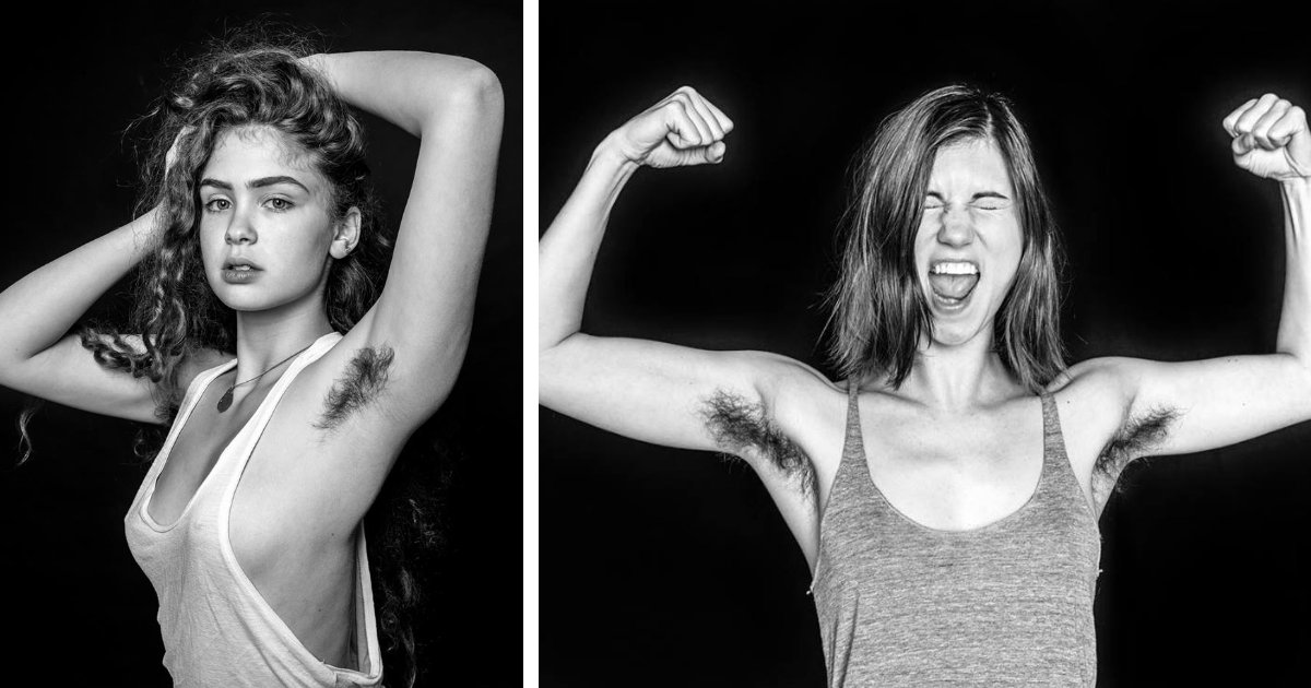 featured image 56.png?resize=1200,630 - Photographer Captured Stunning Photo Series Of Women Proudly Showing Off Their Armpit Hair