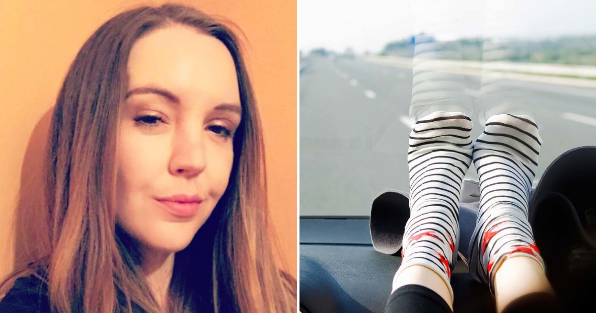 feet.png?resize=412,275 - Woman Who Lost Her Forehead Warns People Not To Put Their Feet On The Dashboard