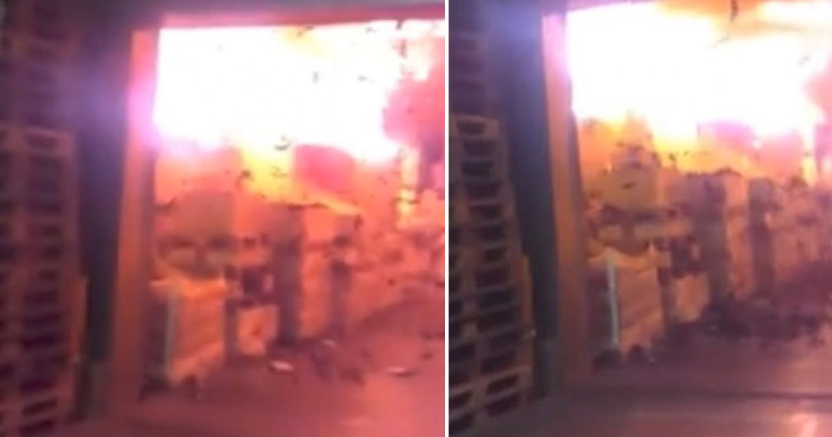 fire warehouse wine destroyed.jpg?resize=1200,630 - Two Million Bottles Of Wine At A Warehouse Destroyed By Fire In Bordeaux