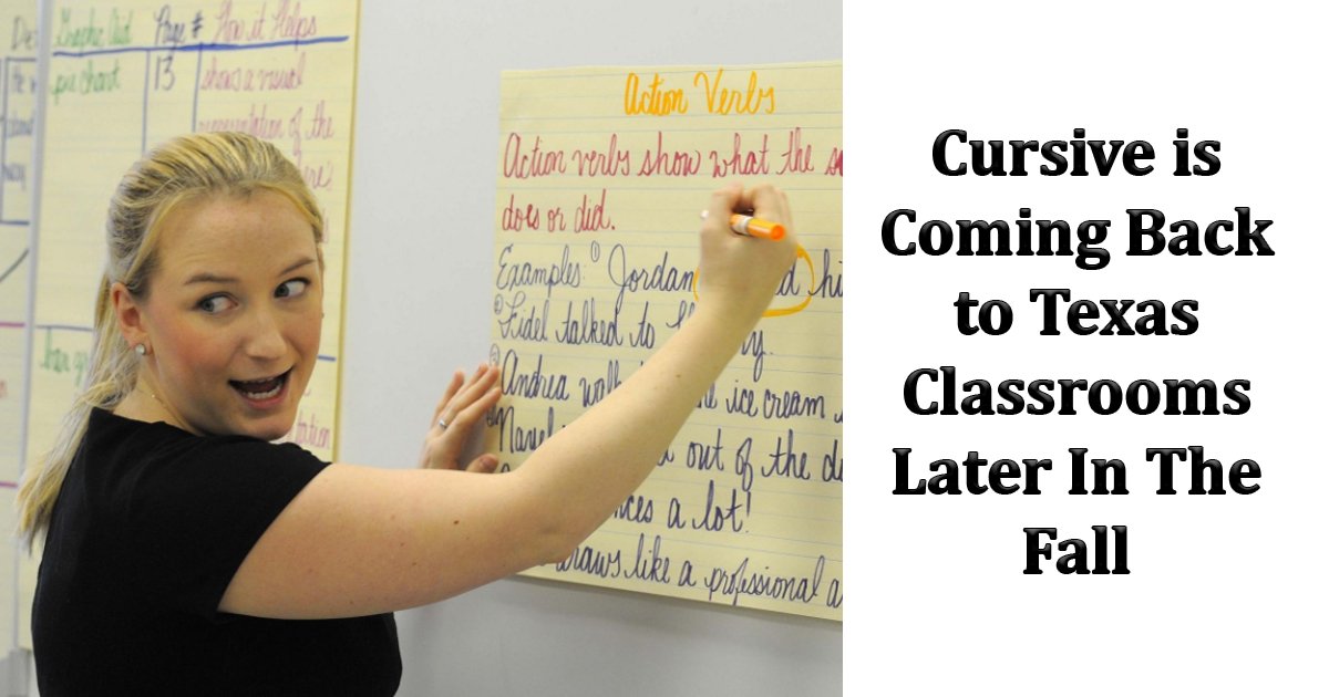 gaga.jpg?resize=412,232 - Texas Is Pushing Hard To Teach Cursive Handwriting In Classrooms