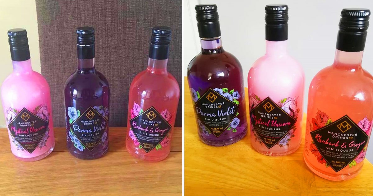 gins home bargains.jpg?resize=412,232 - Shimmery Pink Unicorn And Parma Violet Gins Are On Sale At Home Bargains