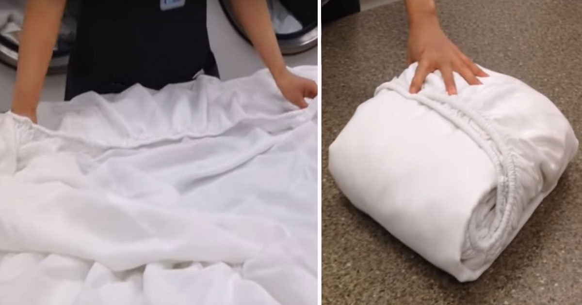 This Is How You Fold A Fitted Sheet Neatly And Quickly Small Joys