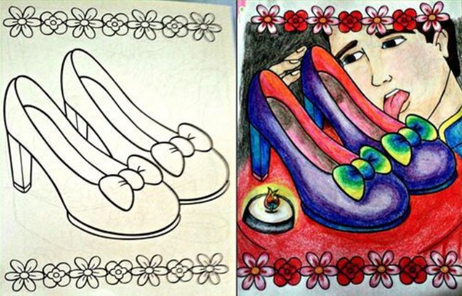 純粋な心は失った 大人が塗り絵を描いてみたら なんととても汚れている塗り絵 Hachibachi 純粋な心は失った 大人が塗り絵を描いてみたら なんととても汚れている塗り絵 Hachibachi