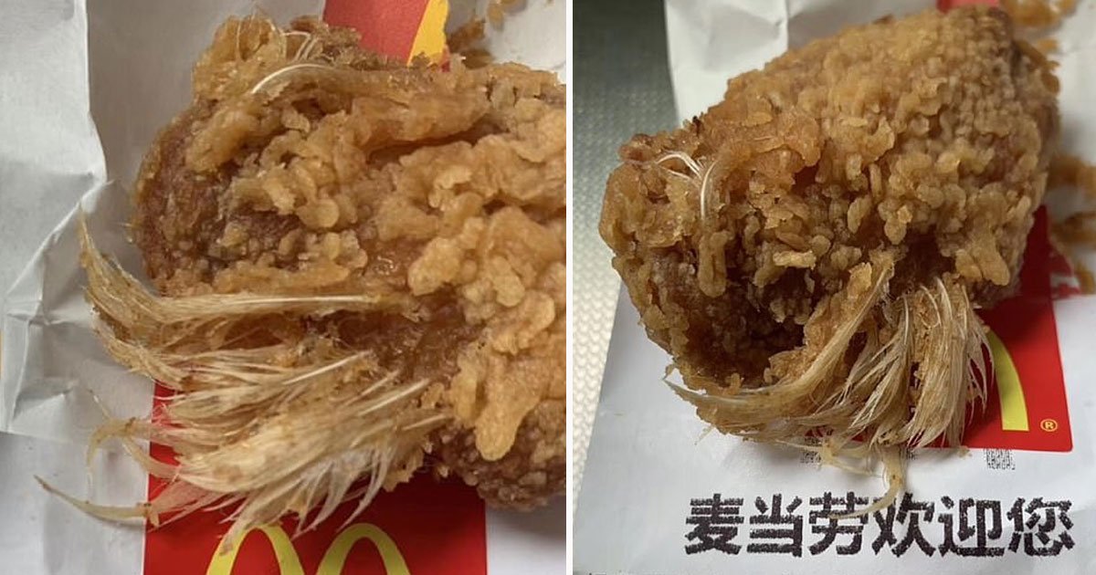 mcdonalds chicken feathers.jpg?resize=1200,630 - Girl Choked On McDonald's Fried Chicken Wing With Feathers Still Attached To It