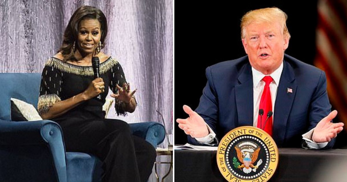 untitled design 34.png?resize=412,232 - Michelle Obama Branded Insensitive After Comparing Trump To A ‘Divorced Dad’