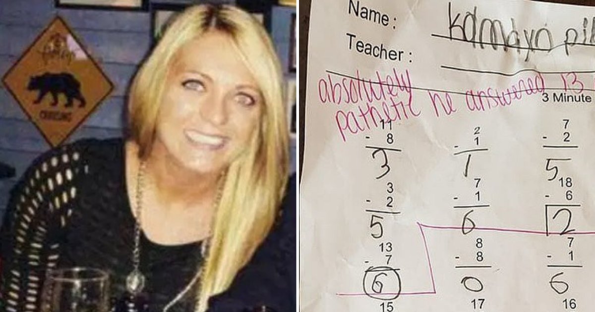untitled design 54 1.png?resize=412,232 - Parents Demand For Teacher To Get Fired After Writing 'Absolutely Pathetic' On Student's Exam