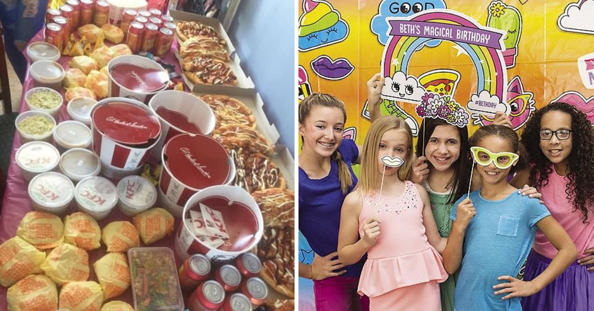 untitled design 6.png?resize=412,232 - Mother Criticized After Sharing Photos Of Fast Food From Daughter's Birthday Party