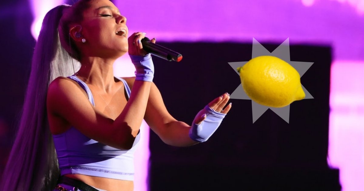 untitled design 64 1.png?resize=1200,630 - Ariana Grande se reçoit un citron pendant un concert au Coachella