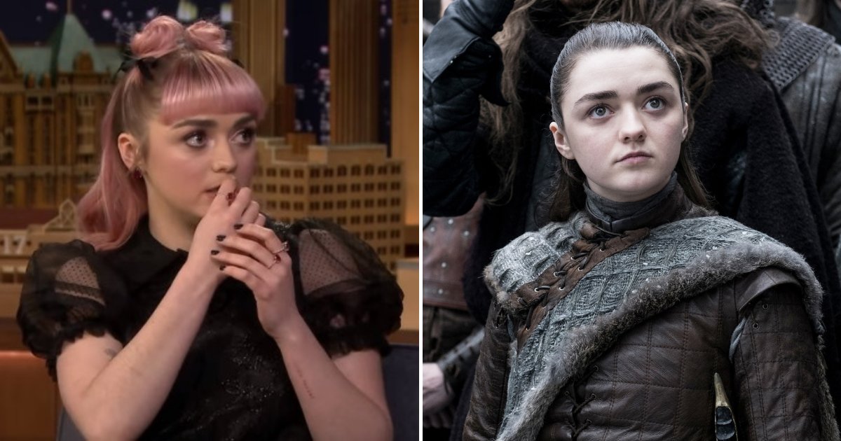 untitled design 70.png?resize=412,275 - Game Of Thrones' Maisie Williams Accidentally Reveals Major Spoiler During Live Interview