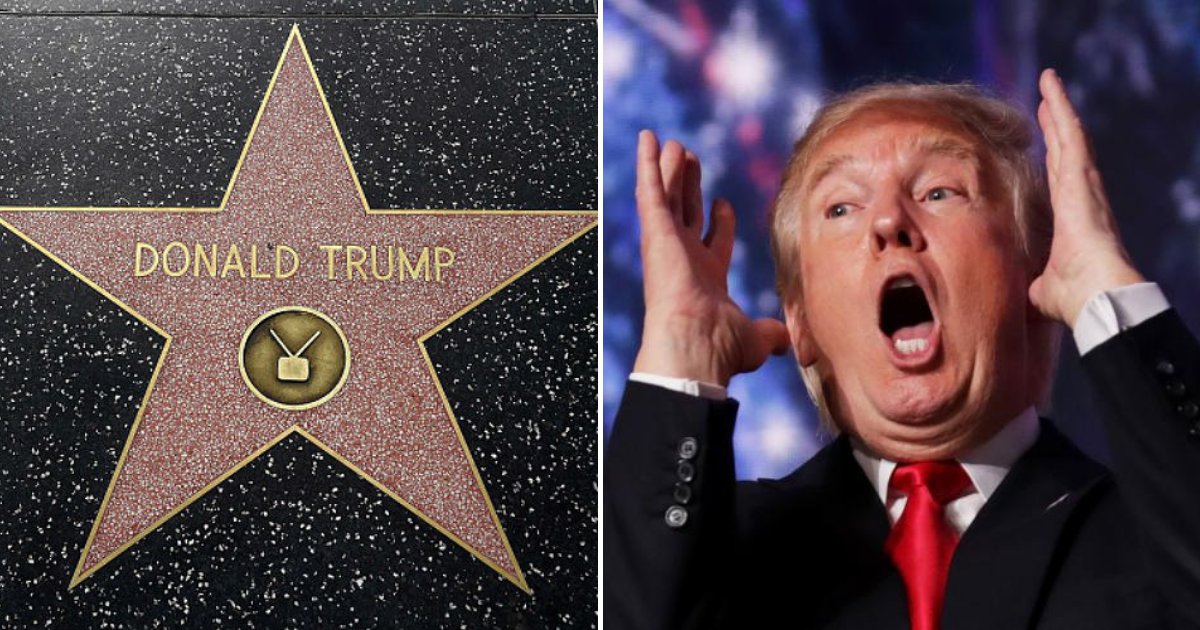 untitled design 80 1.png?resize=412,275 - Caught On Camera: Trump's Hollywood Star Vandalized Once Again