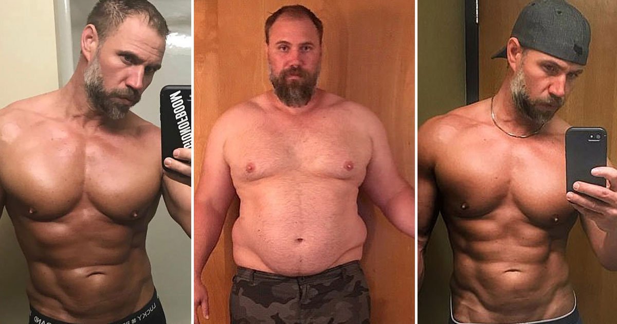 weight loss transformation.jpg?resize=412,232 - Father-Of-Three Lost 92lbs In Just 5 Months After Changing His Diet And Exercise Habits