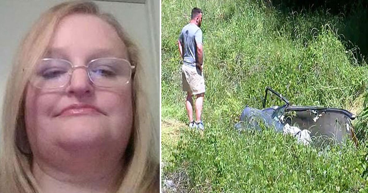 woman missing found.jpg?resize=1200,630 - Une femme retrouvée dans une voiture accidentée. Elle a survécu sans nourriture ni eau pendant cinq jours.