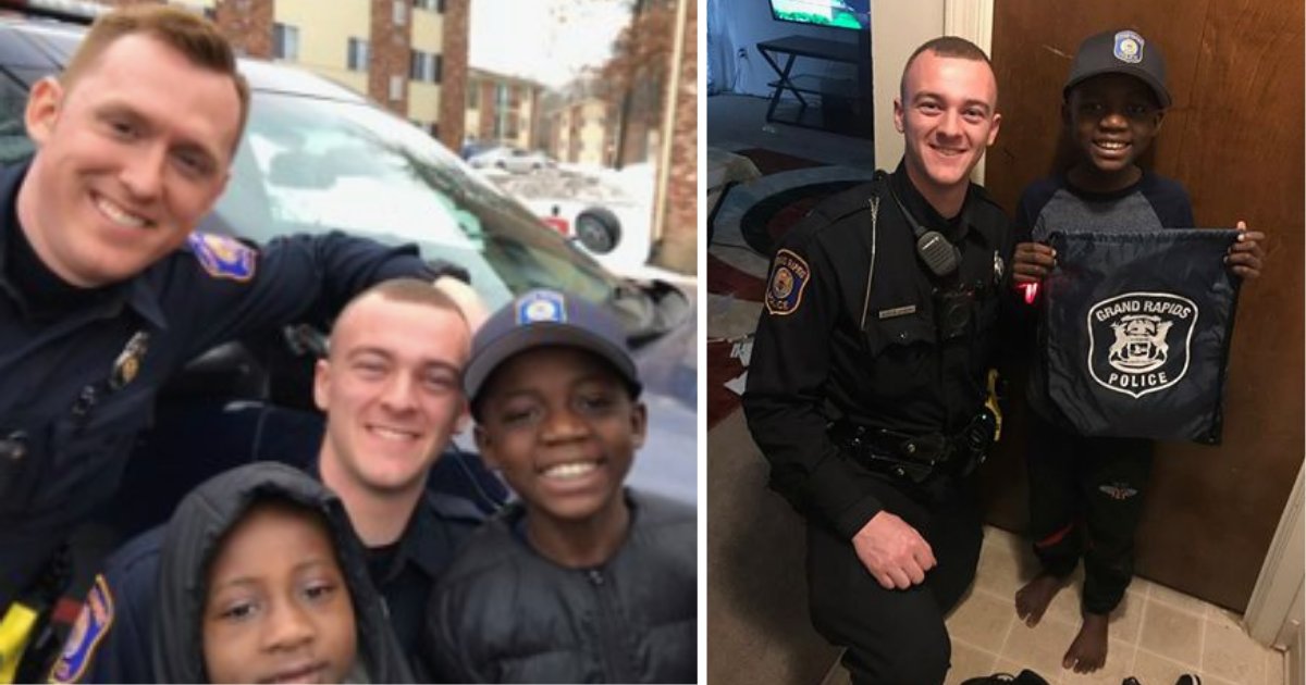 y4 10.png?resize=412,232 - Officer Saw A Boy Crying and Running on the Sidewalk and Instantly Knew He Had to Help Him