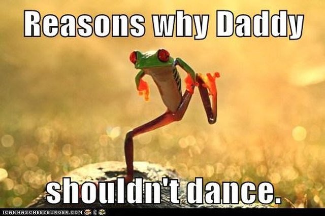 Dancing frog.