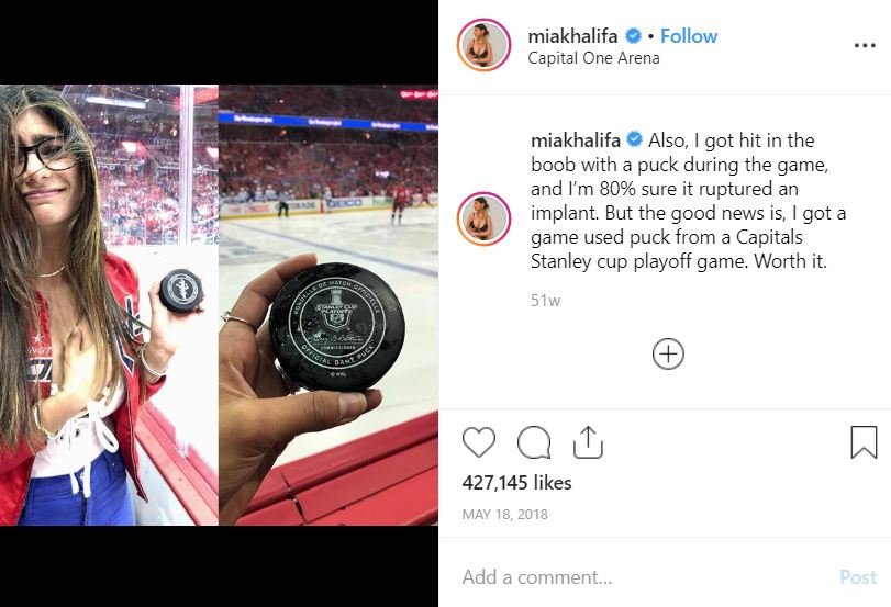 Mia khalifa shared a video from her breast surgery after she was hit by
