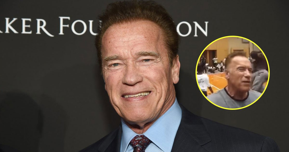 arnold drop kicked.jpg?resize=1200,630 - Arnold Schwarzenegger s'est fait attaquer par un homme au festival sportif Arnold en Afrique du Sud