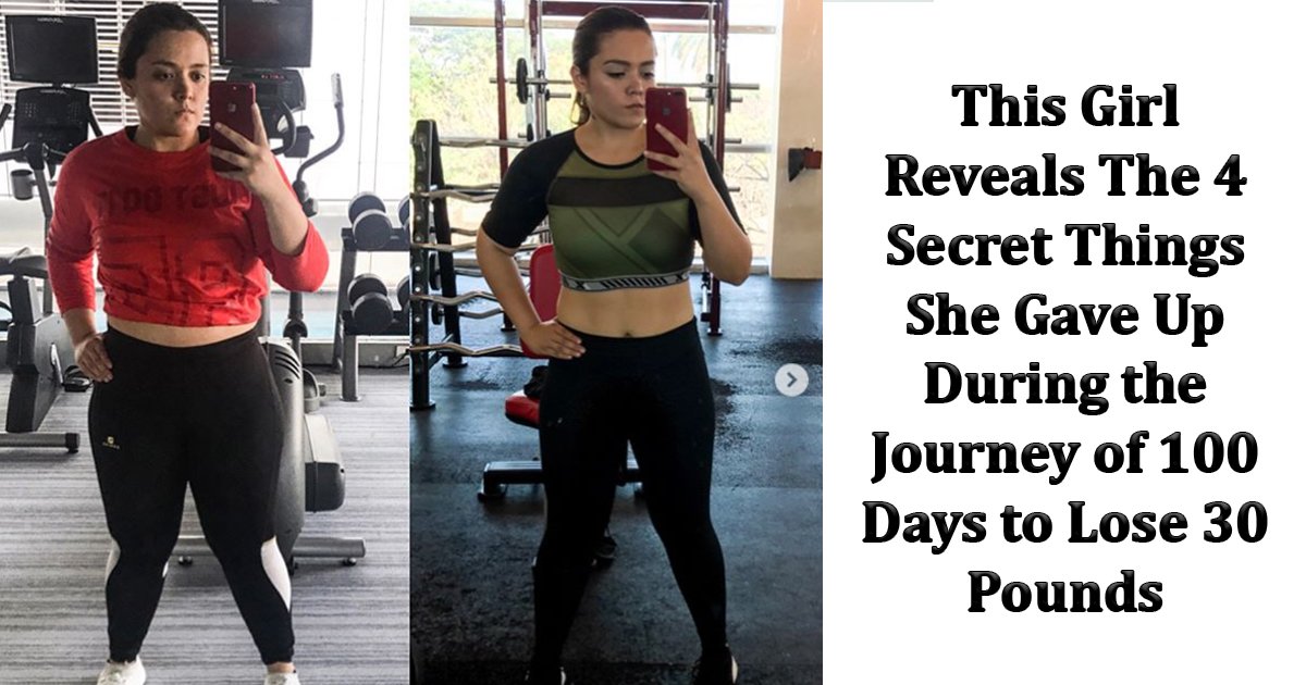 bbb 1.jpg?resize=1200,630 - This Girl Revealed The 4 Secret Things She Gave Up During Her Journey Of 100 Days To Lose 30 Pounds