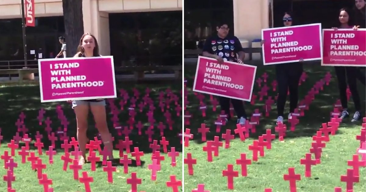 crosses5.png?resize=1200,630 - Students Mock Cemetery For The Unborn: 'Hey, What's That Sound, All The Fetuses Are In The Ground!'