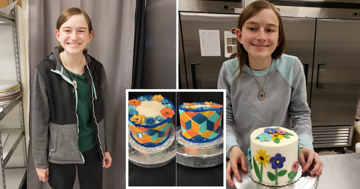 d3 11.png?resize=412,275 - A Legally Blind Teen Excels in Decorating Cakes And This Will Amaze You