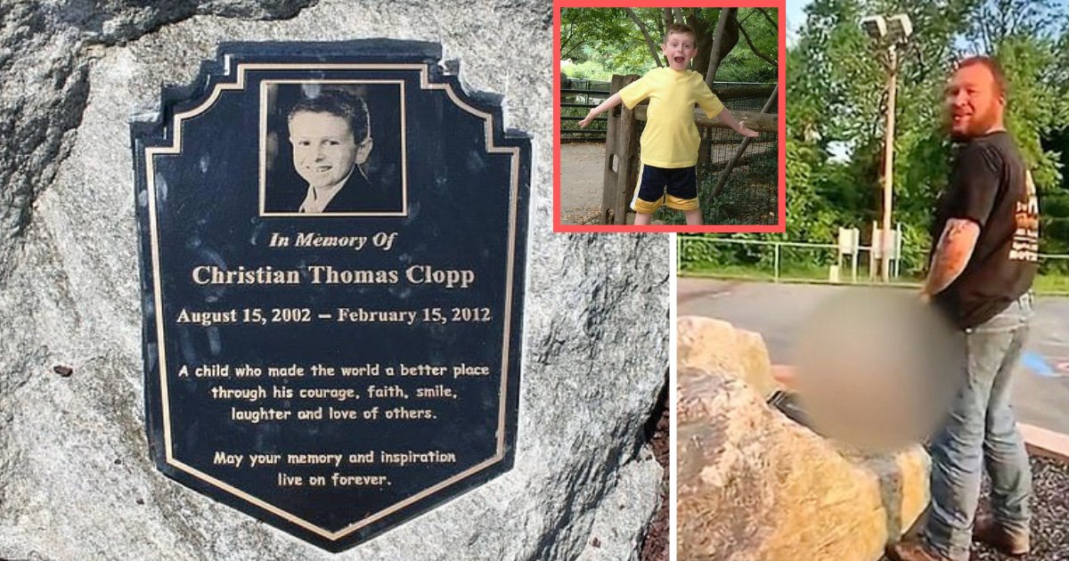 d5 12.png?resize=1200,630 - A New Jersey Man Was Caught Urinating on a Memorial of a 9-Year-Old Who Died Because of a Brain Tumor
