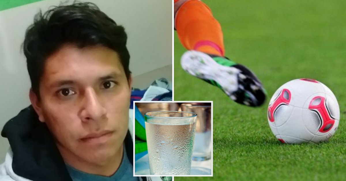 footballer4.png?resize=412,232 - Un footballeur de 27 ans est décédé après avoir bu de l'eau froide à la fin d'un match