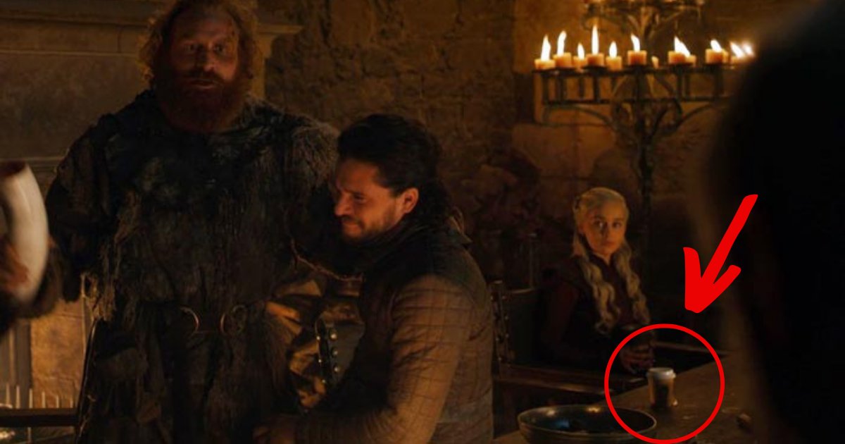 got.png?resize=1200,630 - Internet On Fire After Game Of Thrones Fans Spotted A COFFEE Cup In The Great Hall Of Winterfell