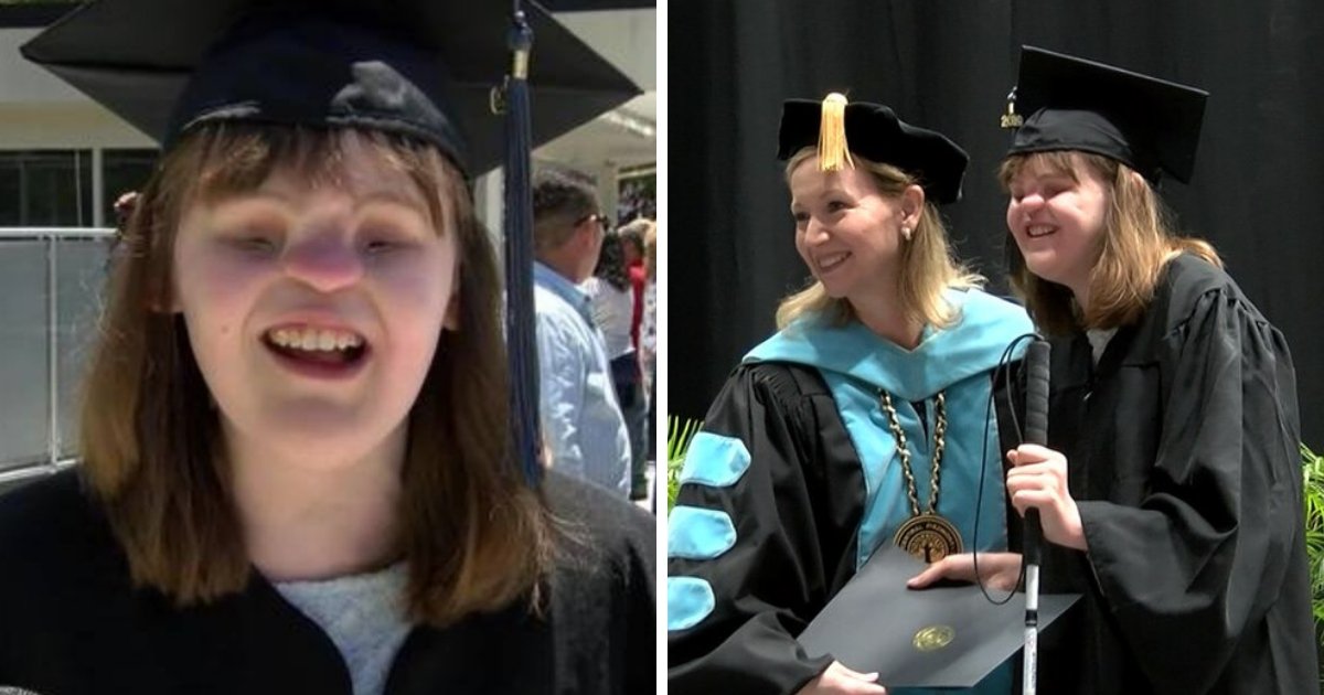 hooper5.png?resize=1200,630 - 22-Year-Old Woman Born Without Nose And Eyes Successfully Graduates From College