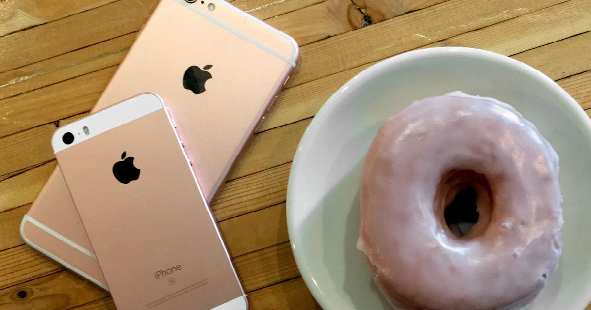 iphone se iphone 6 plus donut rose gold hero.jpg?resize=1200,630 - "'아이폰SE', '아이폰 6' 이하 기종은 더이상 'iOS' 지원 못 받는다"