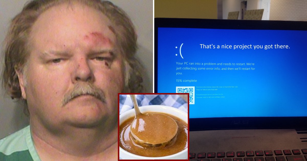 laptop.png?resize=1200,630 - Man Spilled Gravy On His Laptop Keyboard, Took It To Store And Suddenly Got Arrested