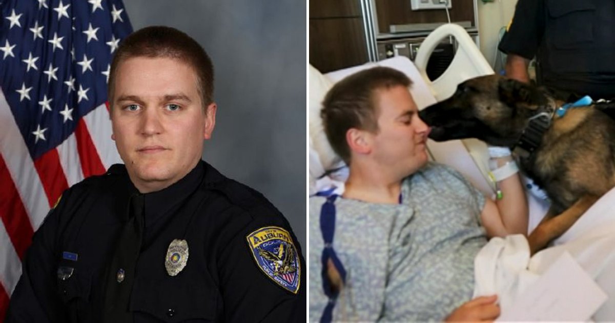 leon5.png?resize=412,232 - Dog Visits Wounded Police Officer In Hospital After They Both Survive Shooting Incident