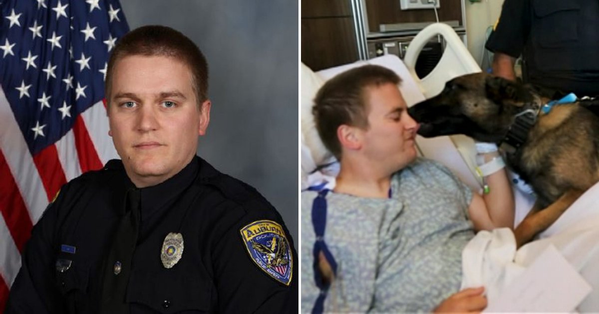 leon5.png?resize=412,275 - Dog Visits Wounded Police Officer In Hospital After They Both Survive Shooting Incident