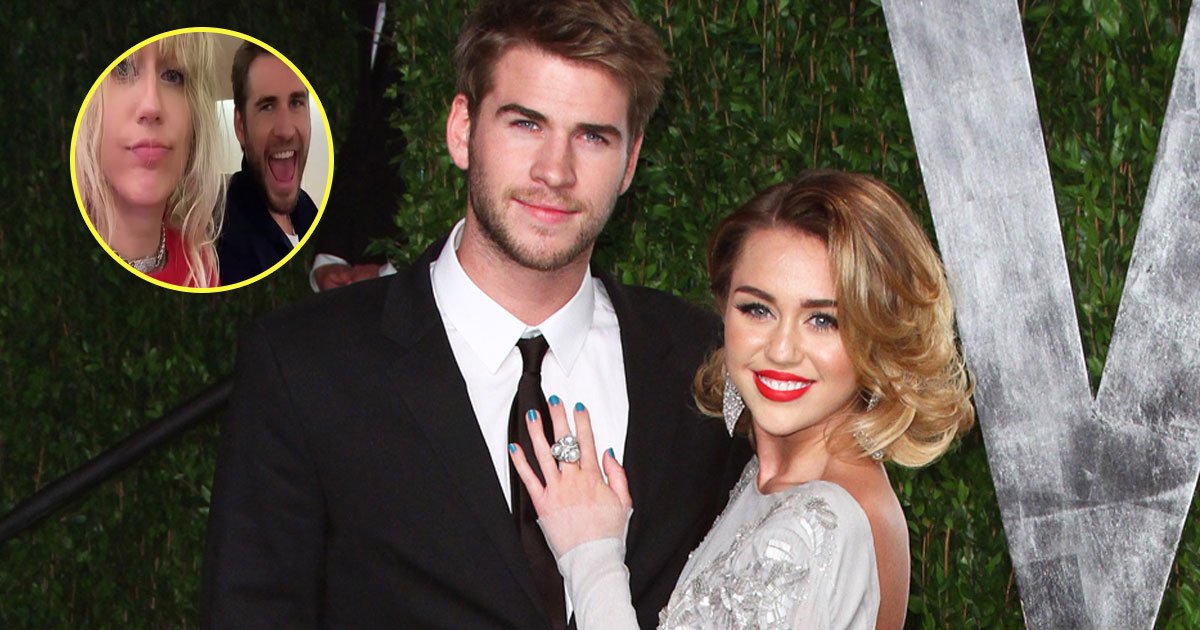 liam miley video.jpg?resize=1200,630 - Adorable Video Of Liam Hemsworth Annoying Miley Cyrus By Singing Miley's Track Party In The USA