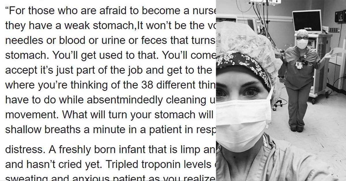 Nurse Shared The Reality Of Nursing Life And Promised Nurses-To-Be That ...